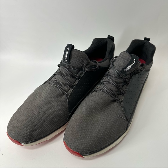 Skechers Men's Go Golf Black and Gray Athletic Shoes - Picture 1 of 6